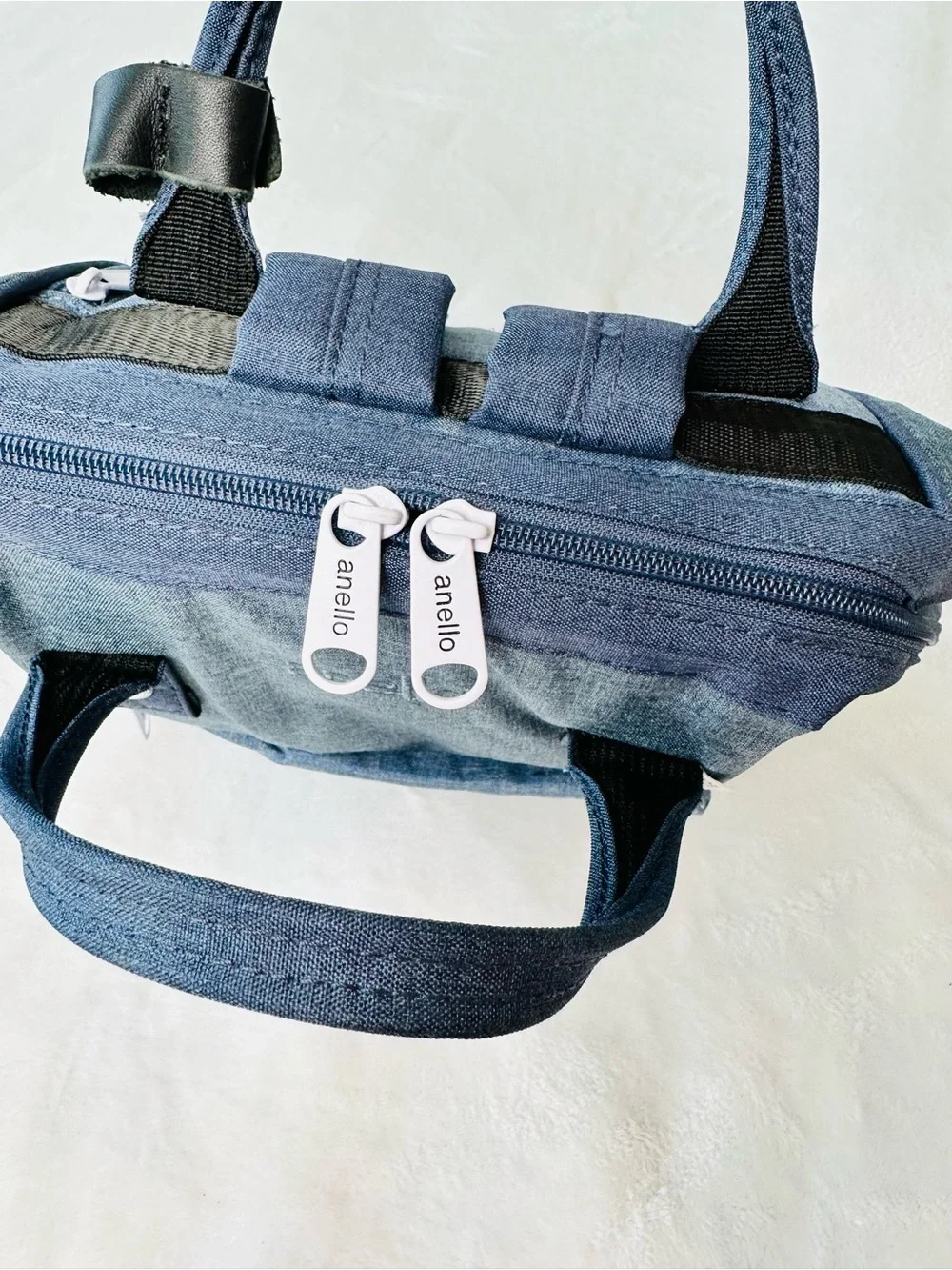 anello Two-Tone Blue Denim  Mini Backpack